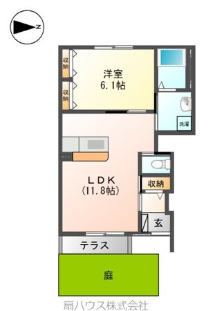 川永団地 徒歩17分 1階の物件間取画像